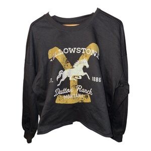 Yellowstone Dutton Ranch Black Sweatshirt XXL